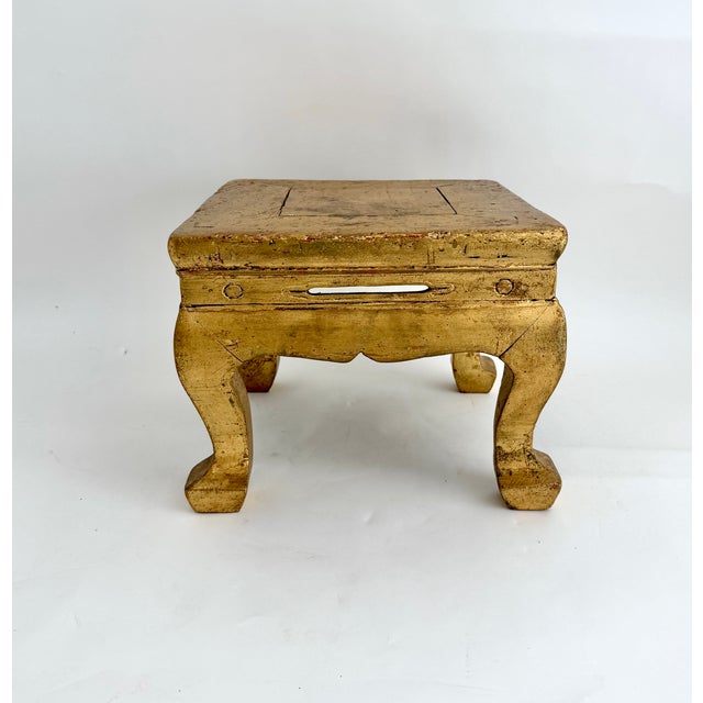 Beautiful vintage Japanese Buddhist altar offering stand originally crafted to elevate sacred objects, incense burners, or...