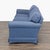 Traditional Sherrill 3-Seat Blue Sofa With Rolled Arms For Sale - Image 3 of 8