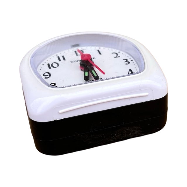 The clock/alarm clock was manufactured in Germany for Eurotima at the end of the 20th century. The alarm clock face is...