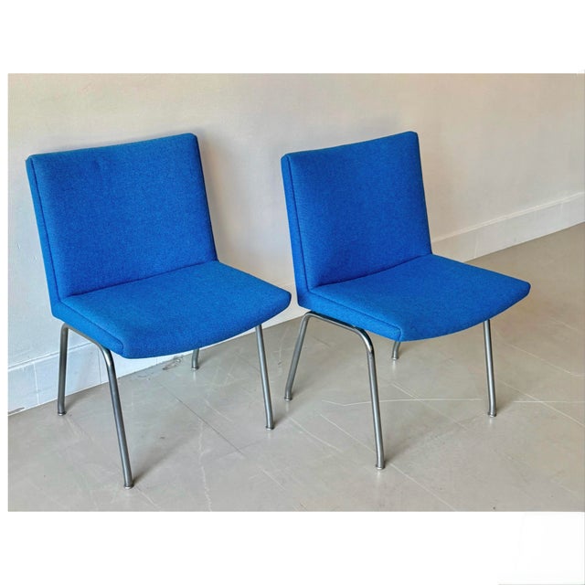 Metal Airport Chair by Hans J. Wegner for A. P. Stolen, Denmark, 1960s For Sale - Image 7 of 18