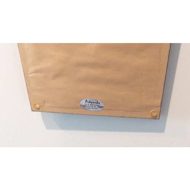 1990s Adam" by P. Buckley Moss – Signed & Numbered Limited Edition in Burl Wood Frame For Sale - Image 6 of 6