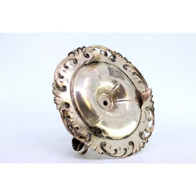 Silver Paddle with Cut-Out Floral Motifs For Sale - Image 4 of 8