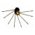 Brass Over Copper Tea Spoons (Set of 8) For Sale