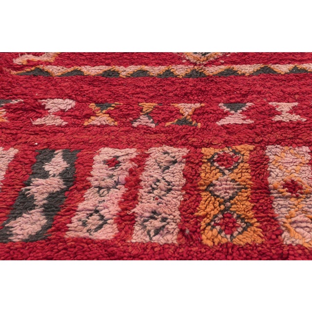 Late 20th Century Vintage Boujad Moroccan Rug, 03'10 X 08'00 For Sale - Image 5 of 10