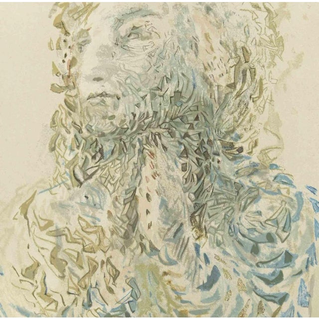 Modern Salvador Dali, Cacciaguida Sees Dante's Exile in God, Woodcut, 1963 For Sale - Image 3 of 4