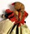 Textile Vintage Handcrafted Roldan Klumpe Spanish Folk Pair of Dolls For Sale - Image 7 of 12