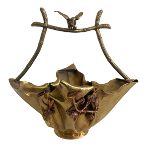 French Early 20th Century Art Nouveau Gilt Bronze Chinoiserie Centerpiece