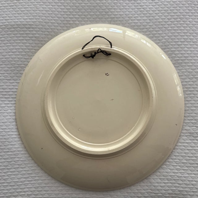 Late 19th Century Continental Swan Charger Wall Mount Plate For Sale - Image 11 of 12