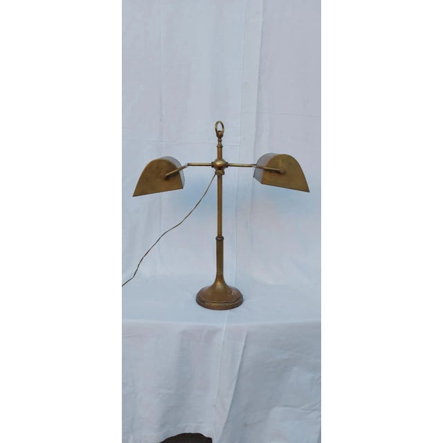 Ministerial Brass Lamp For Sale - Image 5 of 6