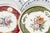 Porcelain - Four plates - Vista Alegre. Made of molded porcelain from the Vista Alegre factory; polychrome and gilded...