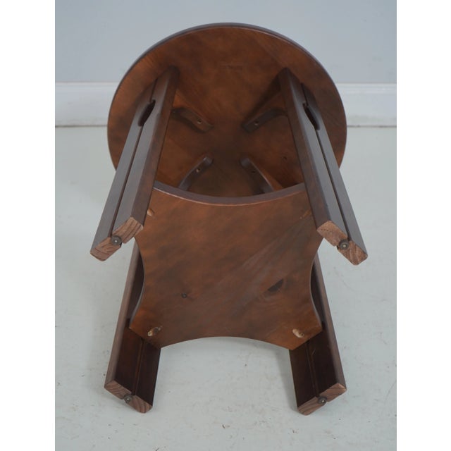 Arts & Crafts Style Round Lamp or Occasional Table For Sale - Image 10 of 11