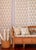 French Provincial A Pair of Lauren Servati Textiles, Mirabelle // Azure Pillows, 20"x20" For Sale - Image 3 of 3