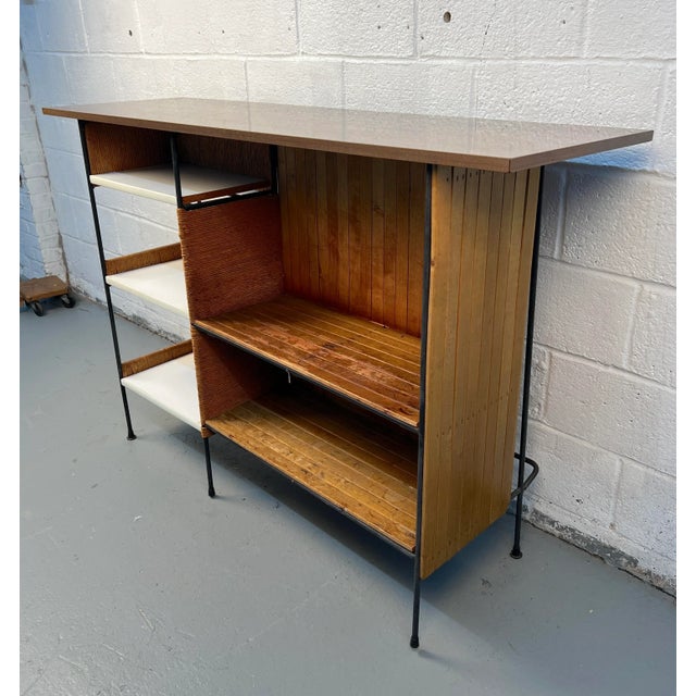 Brown Vintage Rattan Bar Set by Arthur Umanoff For Sale - Image 8 of 12