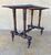 Brown 20th Century Turned-Leg Side Table With Castors, Victorian Style For Sale - Image 8 of 9
