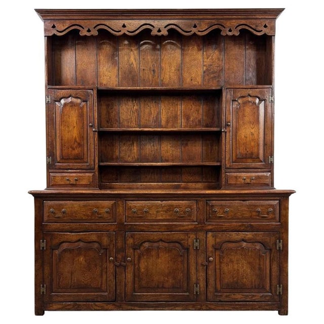Antique English Traditional Oak Dresser, 1900s For Sale - Image 13 of 13