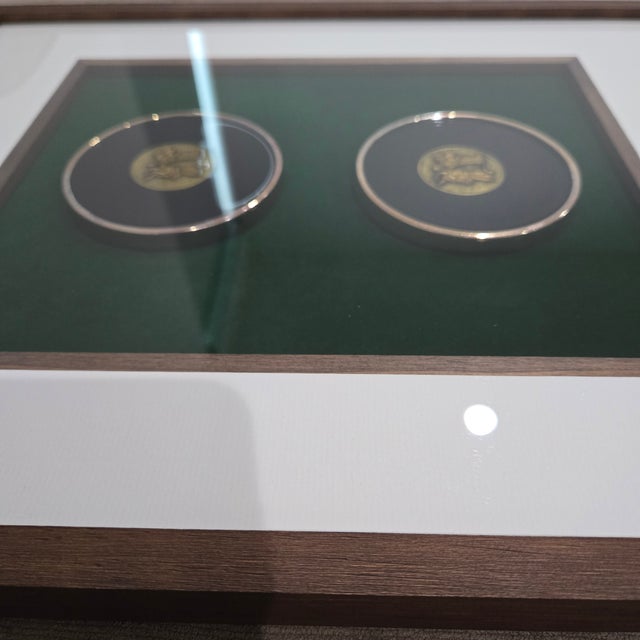 Vintage Wall Street Bull & Bear Lucite Coaster Art For Sale In Dallas - Image 6 of 8