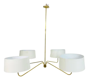 Contemporary Visual Comfort Thomas O’Brien “Canto Grande” 4-Arm Chandelier