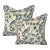 Pair 20'' Soft Blue Aviary Pillows For Sale