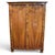 A Biedermeier-style wardrobe, crafted from solid wood and veneered with a beautifully grained, symmetrically patterned...