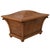 Gold Mid-Century Modern Decorative Box Tea Caddy in Marquetry Wood anf Brass, Italy For Sale - Image 8 of 8