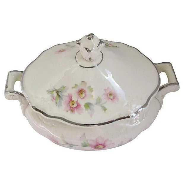 Traditional 1950s Homer Laughlin Sugar Bowl For Sale - Image 3 of 6