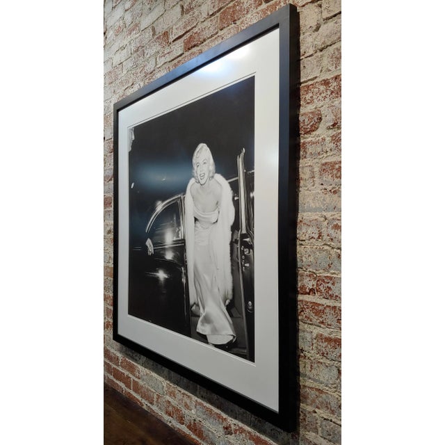Wood Large Silver Gelatin Photograph of Marilyn Monroe at 1954 Premier by Murray Garrett For Sale - Image 7 of 9