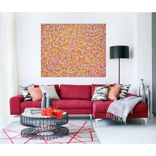 Summer Expression.Original Modern Hand Painting For Sale - Image 9 of 10
