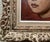 Realism 1961 "Portrait of a Young Boy"-Oil on Canvas-Antique French Frame-Signed For Sale - Image 3 of 5