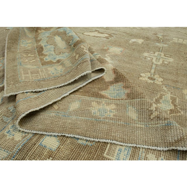 Textile Turkish Oushak Rug 12'10" x 14'6" #18510 For Sale - Image 7 of 8