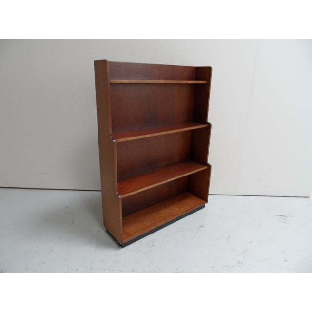 Vintage Open Bookcase in Wood, 1950s For Sale - Image 9 of 11