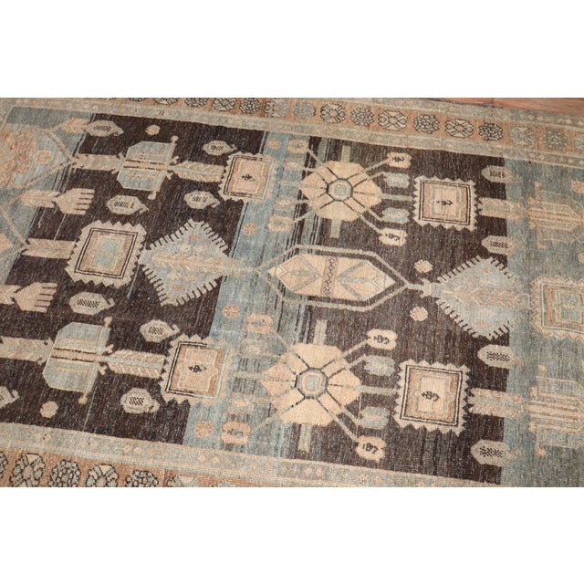 Persian Vintage Zabihi Collection Tribal Kurd Bidjar Rug - 5' x 7'11" For Sale - Image 3 of 9