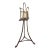 Tall Antique French Magazine Rack Stand For Sale