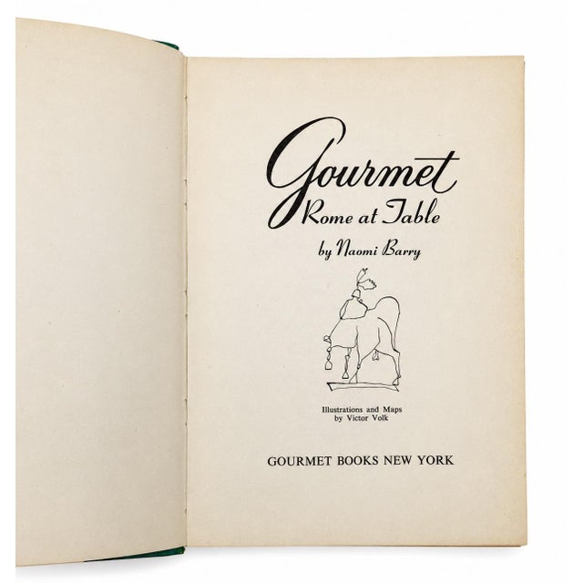 Rome at Table Naomi Barry Gourmet Magazine Italy Restaurant Guide Book 1971 For Sale - Image 4 of 11