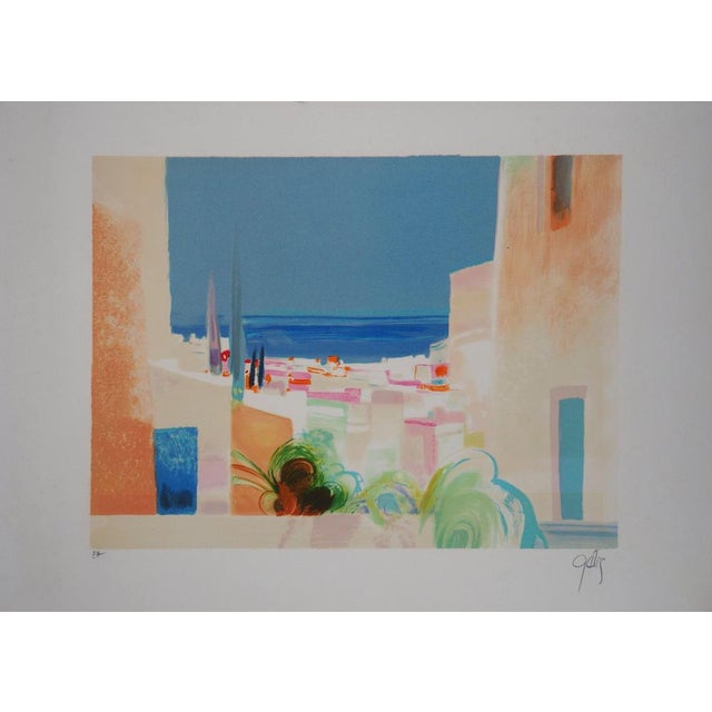 Daniel Gelis, Paysage méditerranéen, Lithograph For Sale - Image 7 of 7