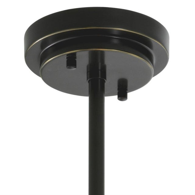 Ceiling Lamp in Metal with Bronze Finish and Frosted Glass For Sale - Image 9 of 10