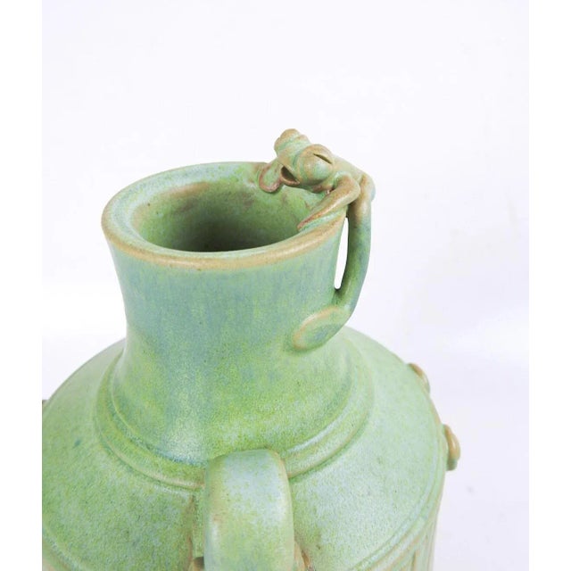 V Chin Celedon Porcelain Studio Pottery Bottle Vase Vorakit Chinookoswong For Sale In Seattle - Image 6 of 9