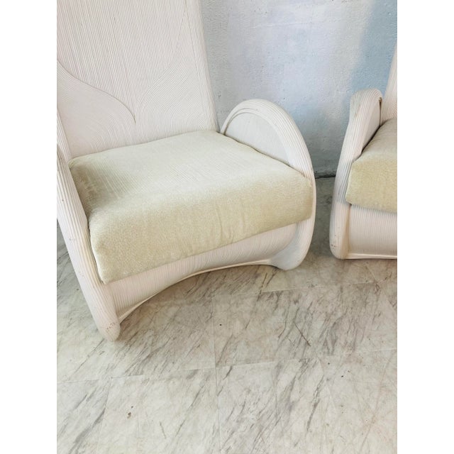 Rare Betty Cobanpue Hooded Chairs, a Pair For Sale - Image 10 of 13