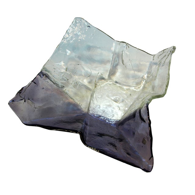 AVMazzega Vintage Glass Centerpiece by Carlo Nason for Mazzega For Sale - Image 4 of 6