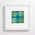 Royal Malachite features an intricate composition of hand-cut, suspended, and layered colored paper, creating a dynamic...