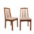 1980s 1980s Koda Woodcraft Danish Modern Teak Slat Back Side Dining Chairs - A Pair For Sale - Image 5 of 12