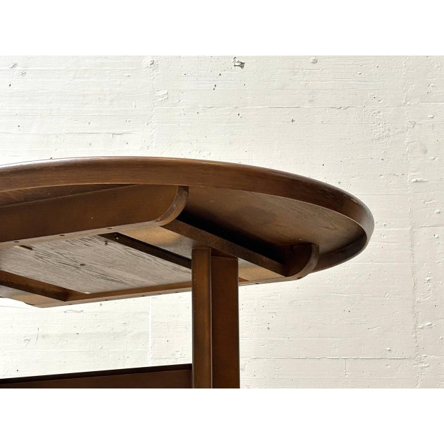 Extendable Oval Dining Table in Oak, 1970s For Sale - Image 16 of 17