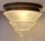 German Art Deco Brass Ceiling Lamp with Cut Glass Shade, 1930s, in Good conditions. Designed 1920 to 1949 Up to 250V...