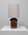 Mid-Century Modern 20th Century German Orange Ceramic Table Lamp With Rope Handle For Sale - Image 3 of 18