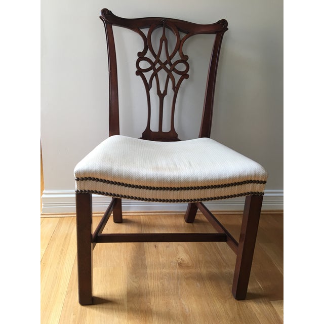 Baker Stately Home Mahogany Dining Chairs Set of 8 Style 5244 & 5245