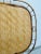Classic bamboo tray with woven reed surface. Nice and sturdy, 1970s era piece. Beautiful on a bar as a layering base for...