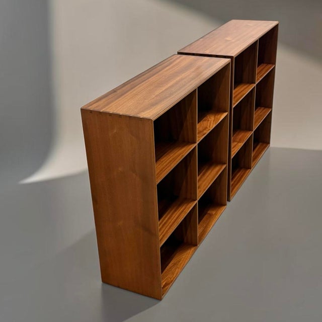 Brown Bookcase by Mogens Koch for Rud Rasmussen, 1960s For Sale - Image 8 of 16