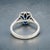 Blue Natural Sapphire Diamond Ring 14k White Gold 2.43 TCW Certified, Size 6.5 For Sale - Image 8 of 11