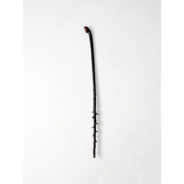 Wood Antique Adirondack Walking Stick For Sale - Image 7 of 8