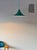 Turquoise Semi-Pendant by Claus Bonderup & Torsten Thorup for Lyfa, Denmark, 1968 For Sale - Image 17 of 18