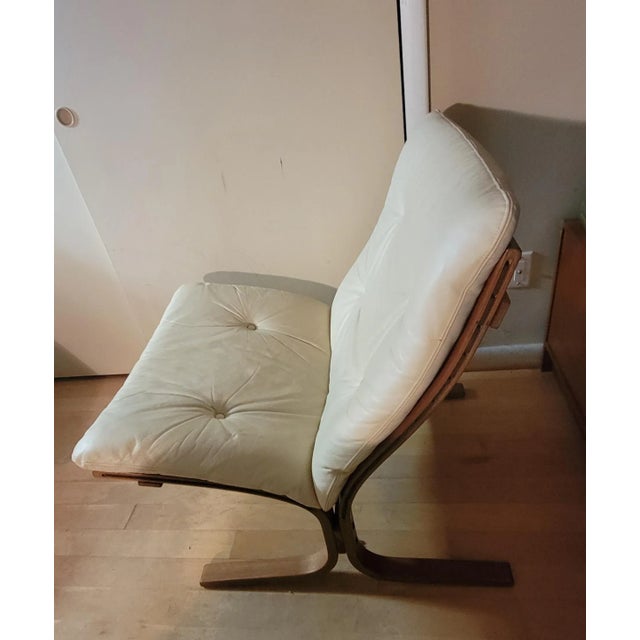 Mid-Century Modern Mid 20th Century Ingmar Relling Westnofa Leather Siesta Lounge Chair For Sale - Image 3 of 9